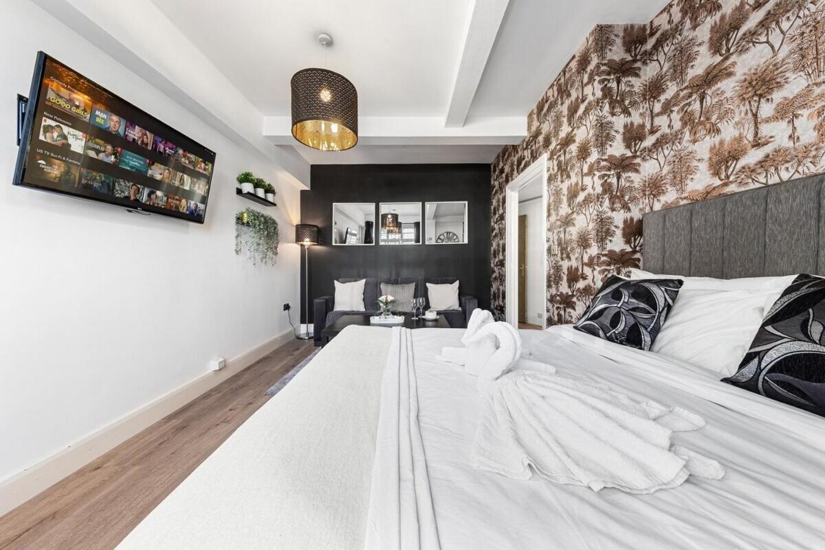 Central London Luxury, Relaxing Apartment! 2 Mins From Paddington Station! חדר תמונה