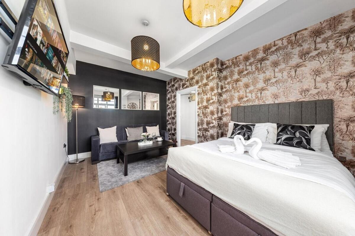 Central London Luxury, Relaxing Apartment! 2 Mins From Paddington Station! חדר תמונה